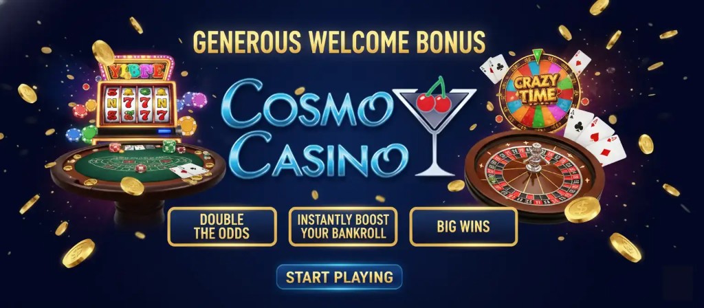 Cosmo Casino NZ – 150 Chances for Real NZD Wins